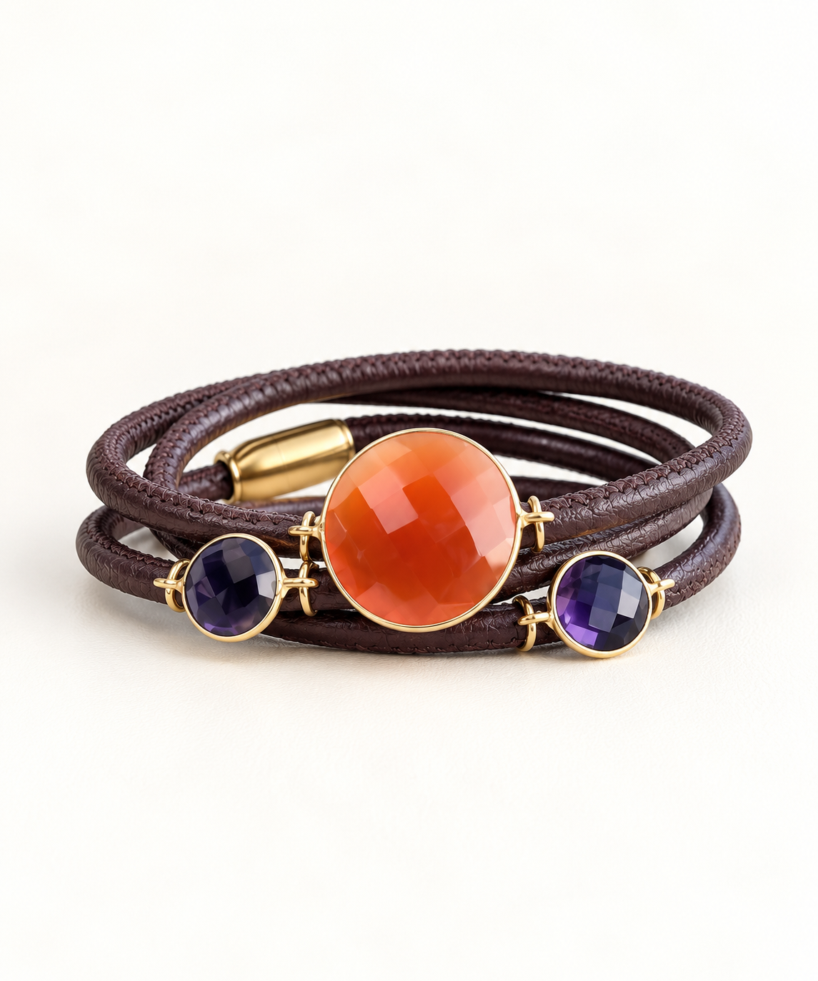 Ella Trio Karneol Amethyst